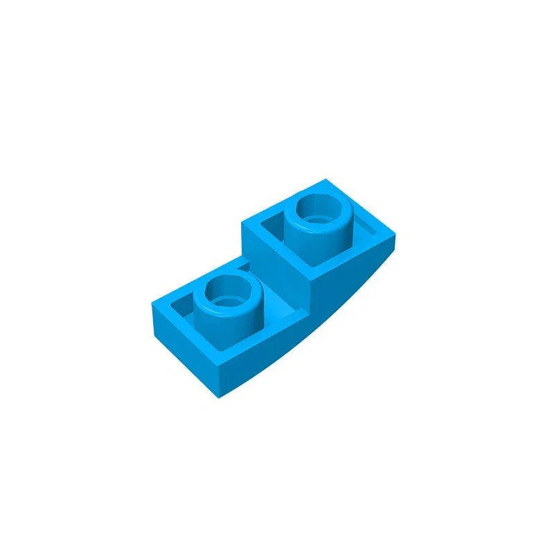 Gobricks GDS-795 Slope, Curved 2 x 1 Inverted | Compatible Building Block for DIY Pro alternate view