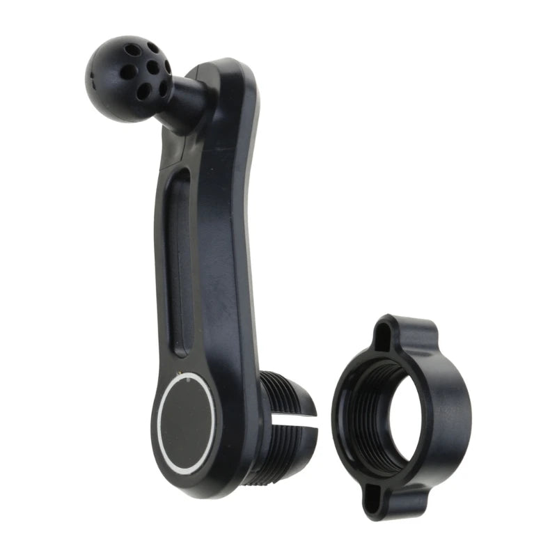 Car Phone Holder 17mm Round Mount Splitter Adapter Durable Plastic Phone Stand Exte additional angle