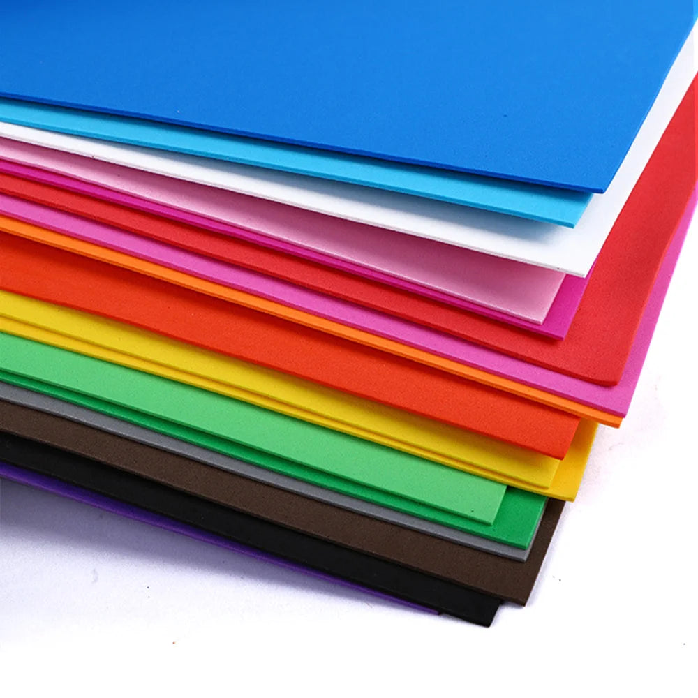 Colorful EVA Foam Sheets 2mm | 50x50cm Craft Foam Paper for DIY Projects lifestyle view