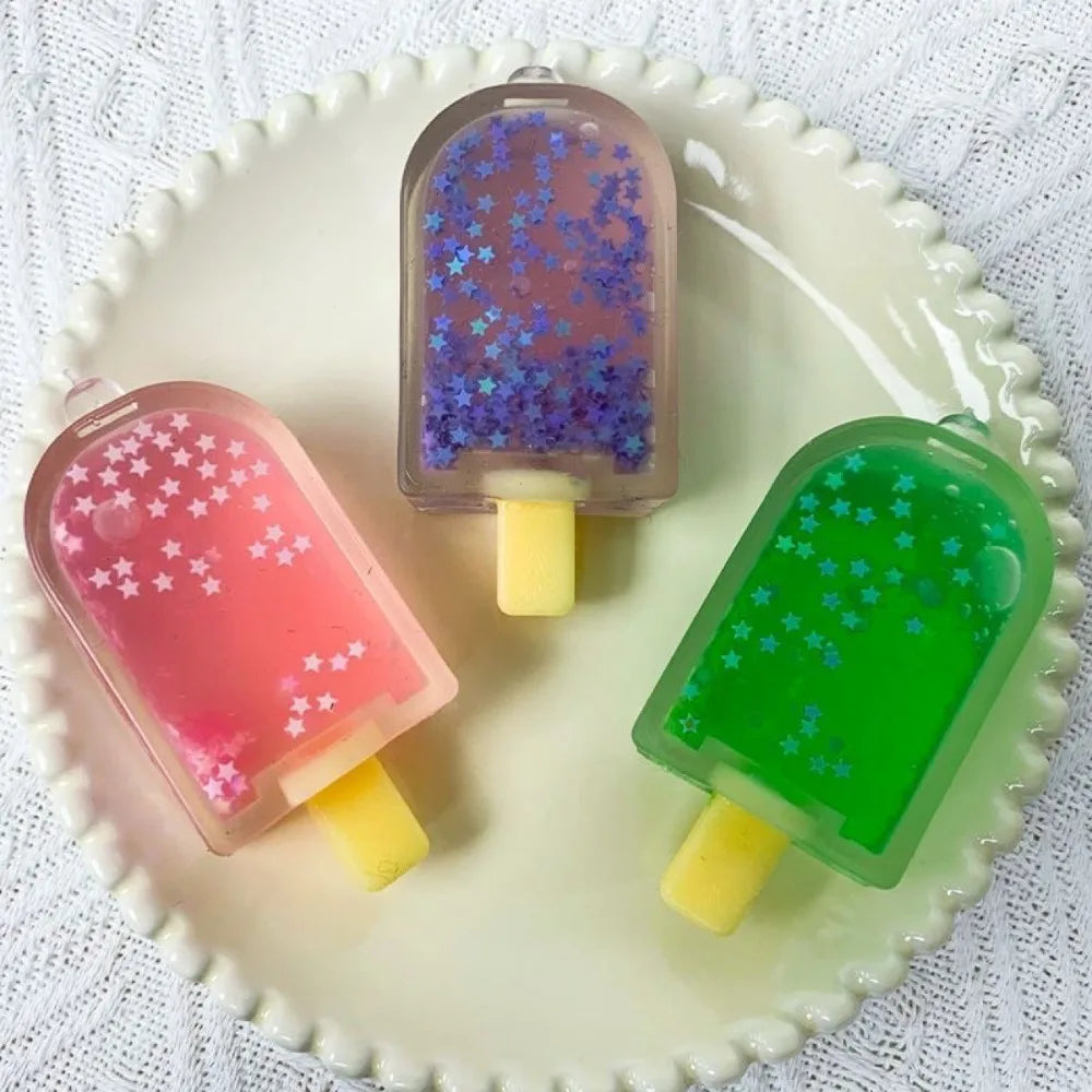 Cute Kawaii Squishy Fidget Toy Ice Cream Cube | Stress Relief Sensory Toy for Anxiety alternate view