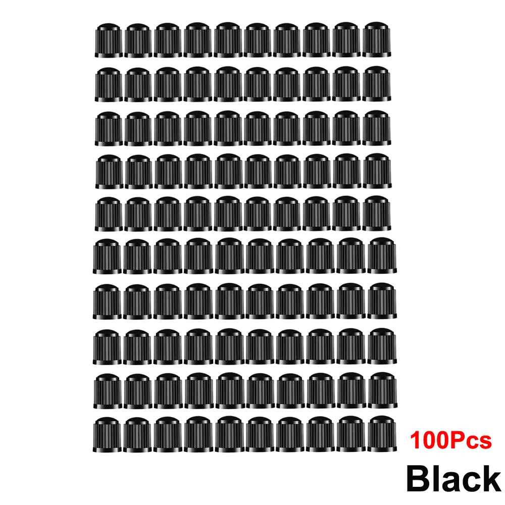 Plastic Tire Stem Valve Caps for Cars, SUVs, Trucks, Bikes and Motorcycles additional angle