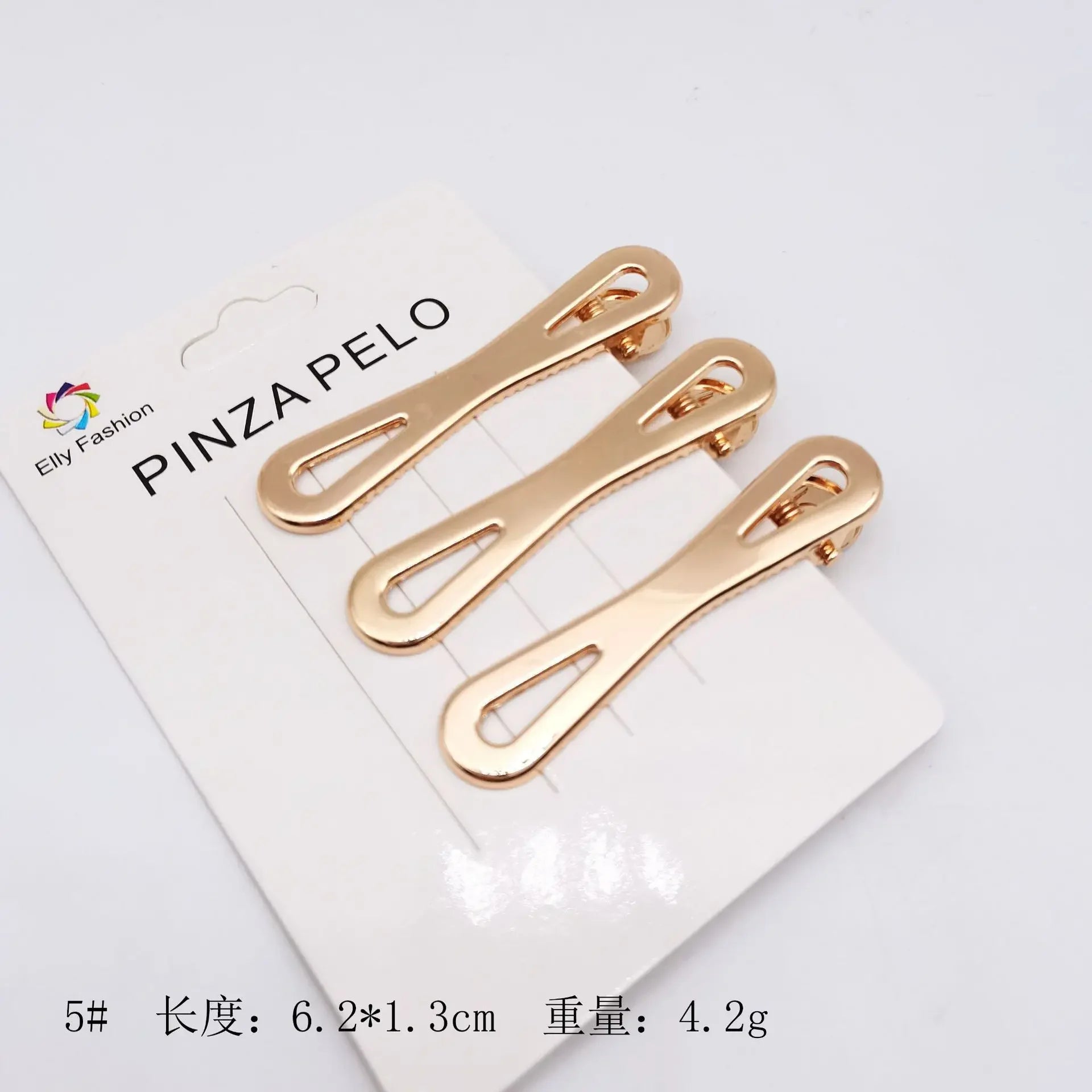 3Pcs/set Korean Metal Hairpins for Women Simple Hollow Out Bangs Side Clips Gold Color Hairgrip Broken Hair Accessories Headwear