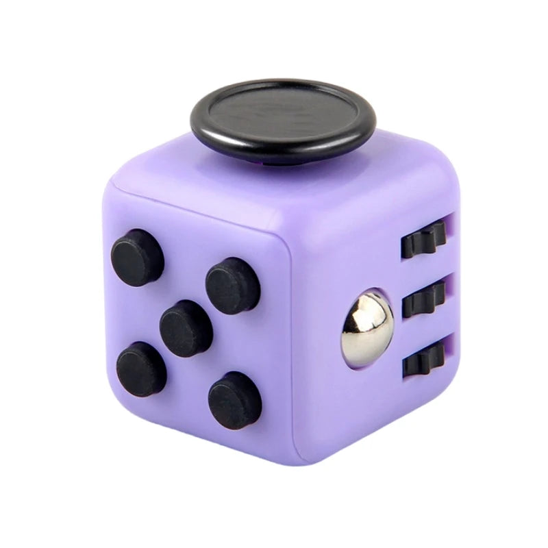 6/12 Sides Rainbow Fidget Cube | Decompression Sensory Toy for Anxiety and ADHD detail view