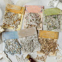 20 Pcs Decorative Paper Set | DIY Scrapbooking and Junk Journal Supplies close-up view