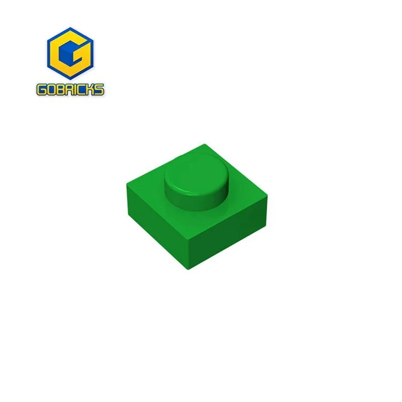 Gobricks GDS-501 Plate 1 x 1 | Compatible Building Block for Creative Builds