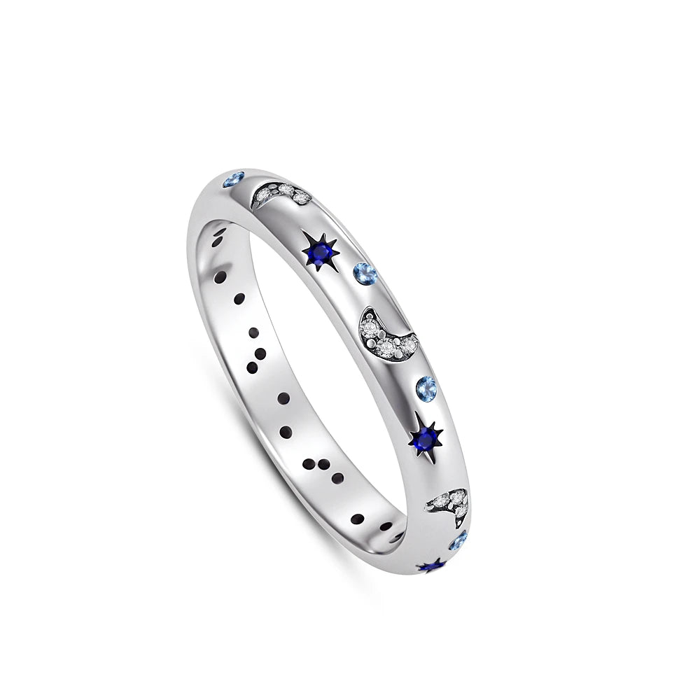 Hot selling new 925 sterling silver mini Snoopy Christmas pink diamond love orchid rin close-up view