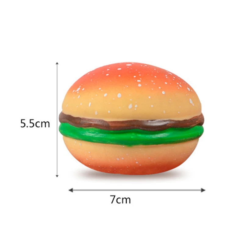 Squishy Stress Relief Toy Hamburger Pinching Cookies | Decompression Venting Toy for Anx detail view