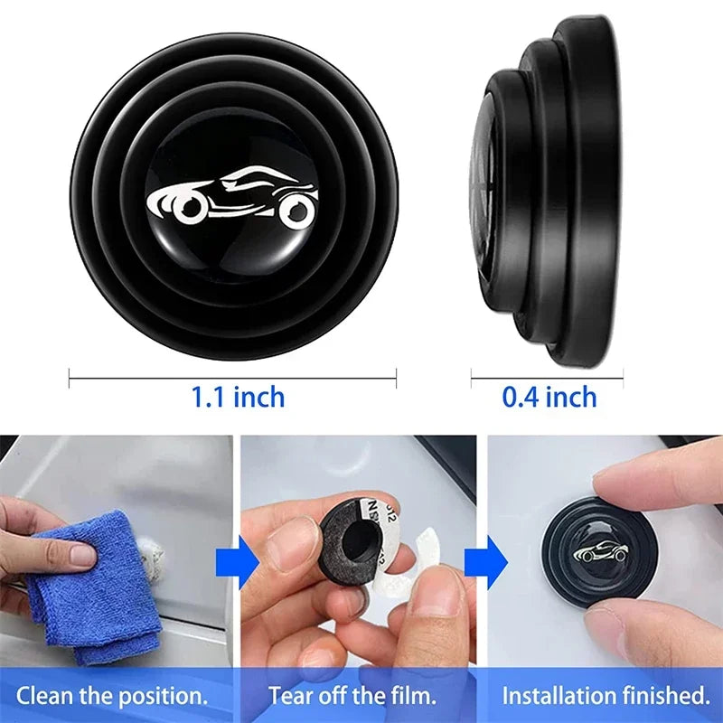 Car Door Silicone Anti Shock Pad Stickers