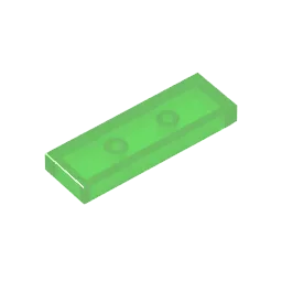 Gobricks GDS-562 Tile 1 x 3 Building Blocks | Compatible with Lego 63864 close-up view