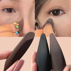 Pointed Tip Makeup Sponge Puff Finger Tongue Shape Foundation Sponge Concealer Brighteni detail view