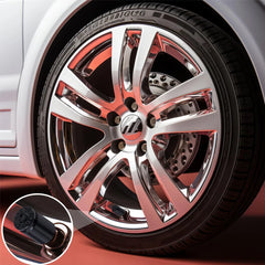 4PCS Tire Valve Stem Caps Leak Proof Universal Car Stem Covers close-up view