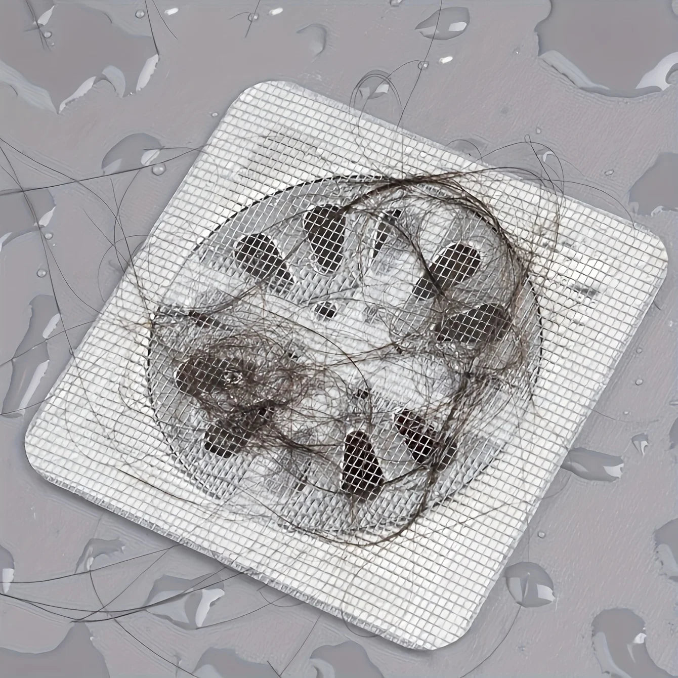 Floor Drain Sticker, Insect-proof Self-adhesive Bathroom Hair Filter Net, Sewer Filte alternate view