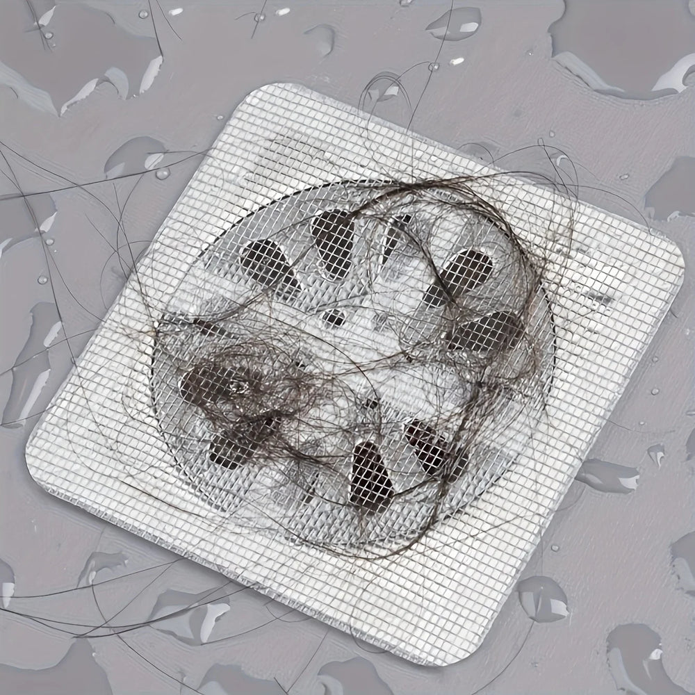 Floor Drain Sticker, Insect-proof Self-adhesive Bathroom Hair Filter Net, Sewer Filte alternate view