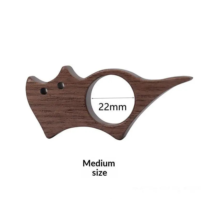 2026 New 1pcs Wooden Animal Pet Cat Dog Bookmark Page Marker With Metal Ring Student alternate view