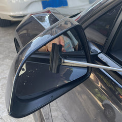 Car rearview mirror wiper, telescopic handle car rearview mirror wiper, car glass cleani detail view