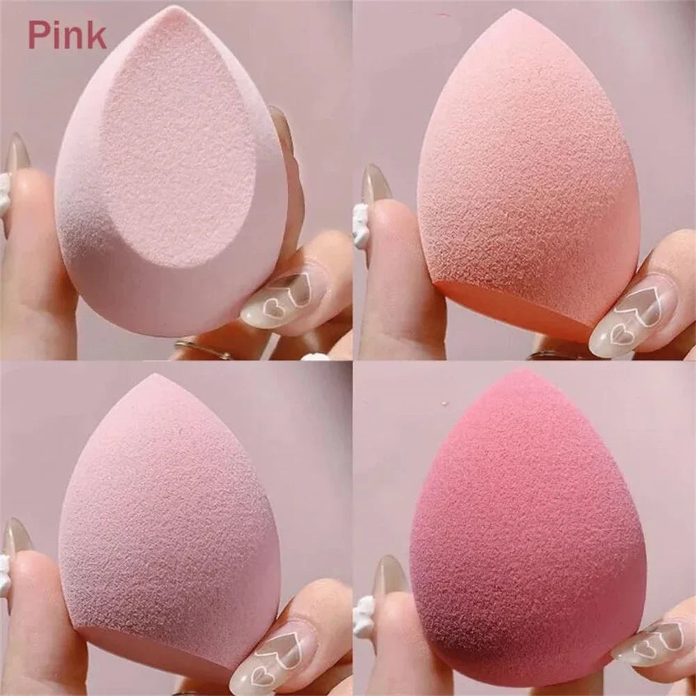 4/8pcs Makeup Sponge Blender Set | Soft Latex Foundation Blending Sponges close-up view