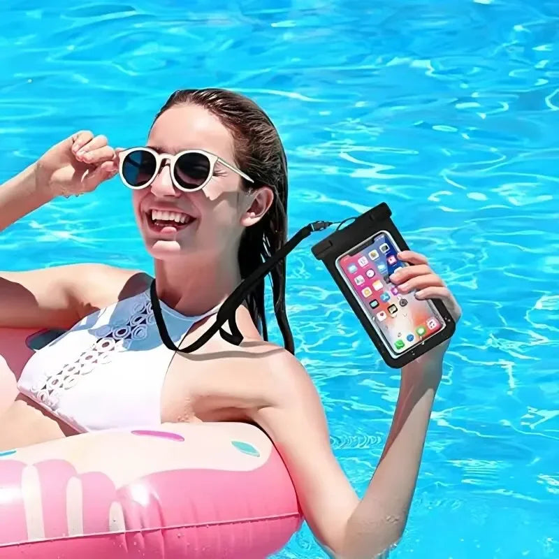 Unuversal Waterproof Phone Case IPX8 Water Proof Bag Underwater Phone Protector Pou additional angle