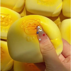 Simulated Milk Cake Bread Squishy | Slow Rising Sensory Fidget Toy for Stress Relief alternate view