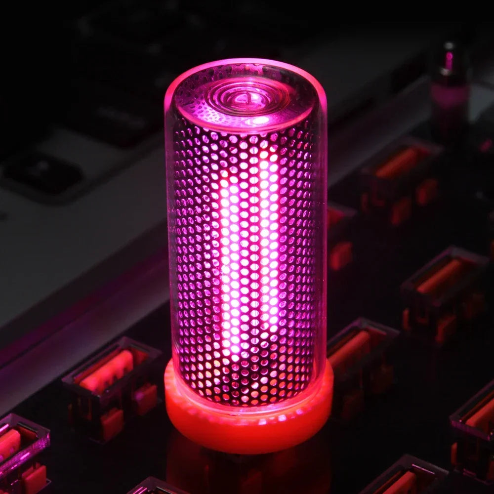 USB Plug-In Glass Bottle Night Light | Color-Changing Ambient Decor Lamp lifestyle view