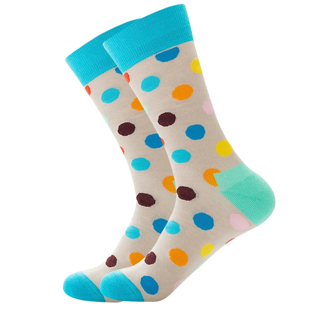Sock Combed Cotton Funny Men's Big Size Crew Harajuku Hip Hop Thick Long Socks
