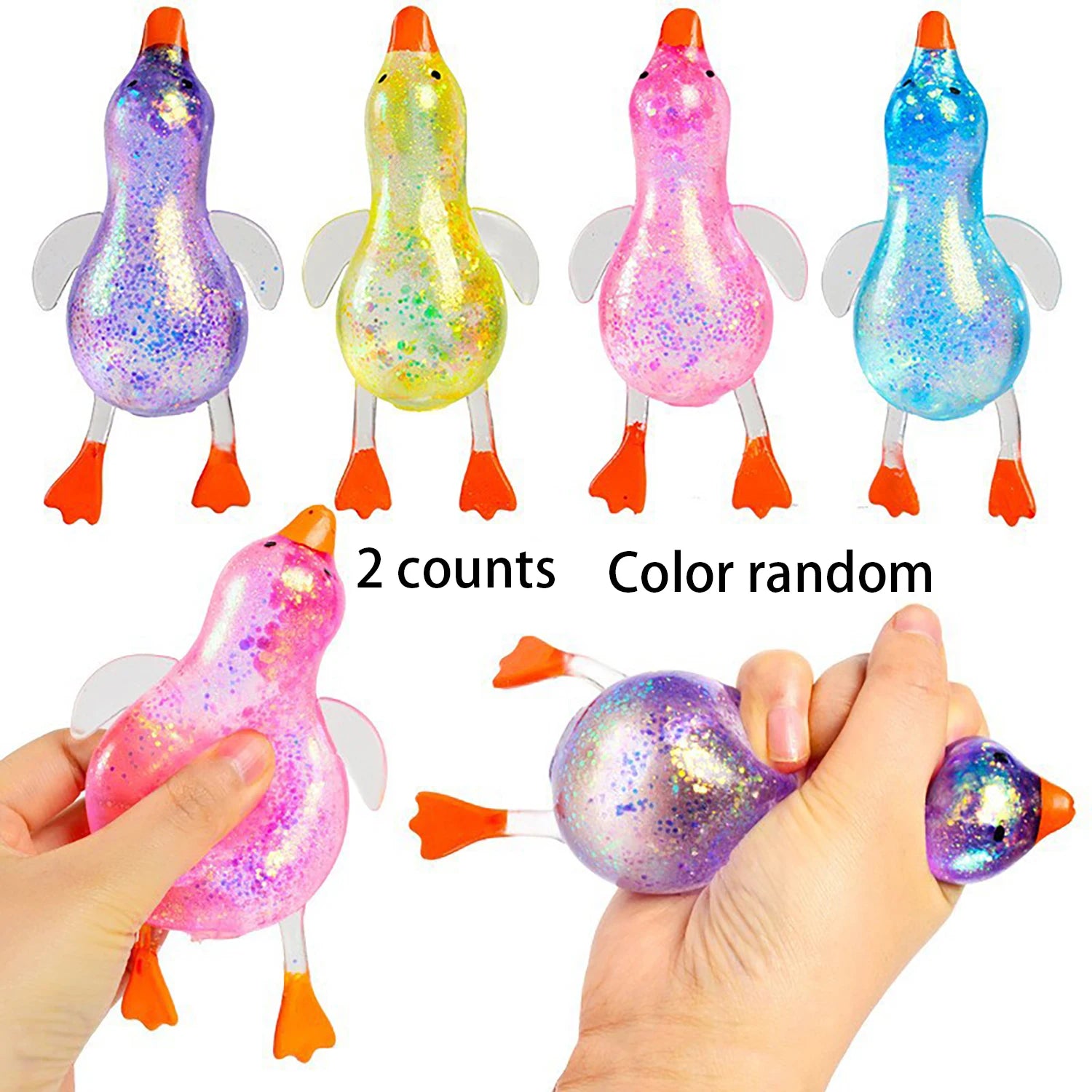 Aurora Maltose Duck Pinch and Stress Relief Toy | Slow Rebound Syrup Ball detail view