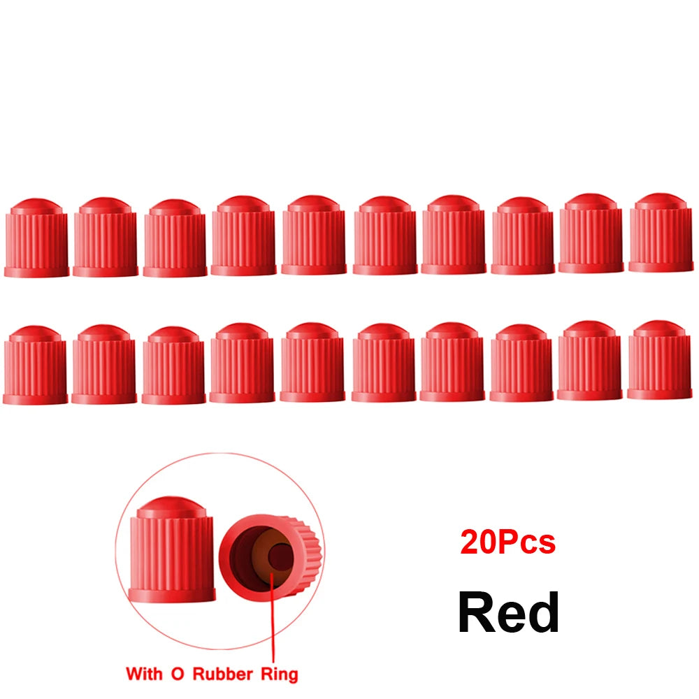 20 Pcs Tire Valve Caps Universal Stem Covers