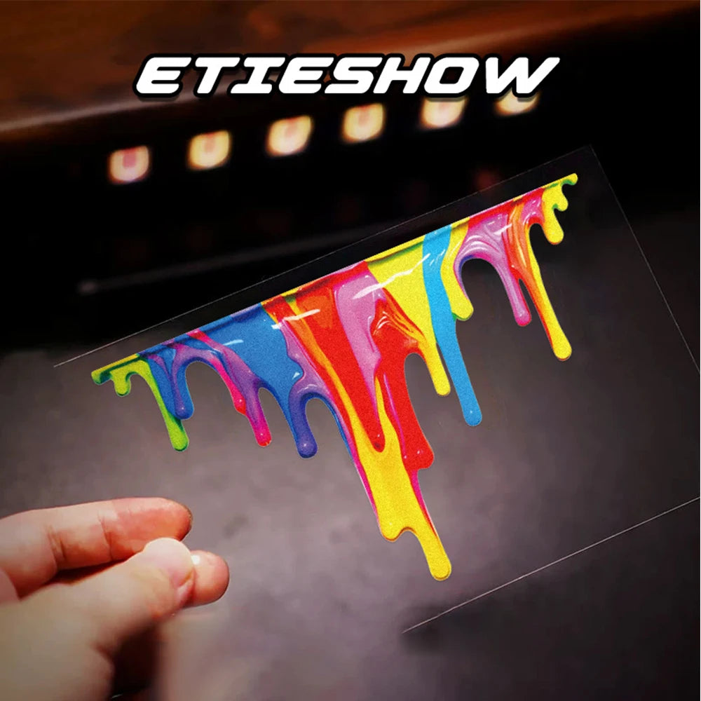 Car Interior Stickers Dopamine Colored Vinyl Reflective Car Stickers additional angle