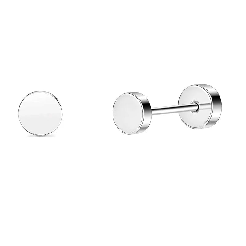 2pcs/lot 20G Star Heart Butterfly Stud Earring for Women Stainless Steel Crystal Earring detail view