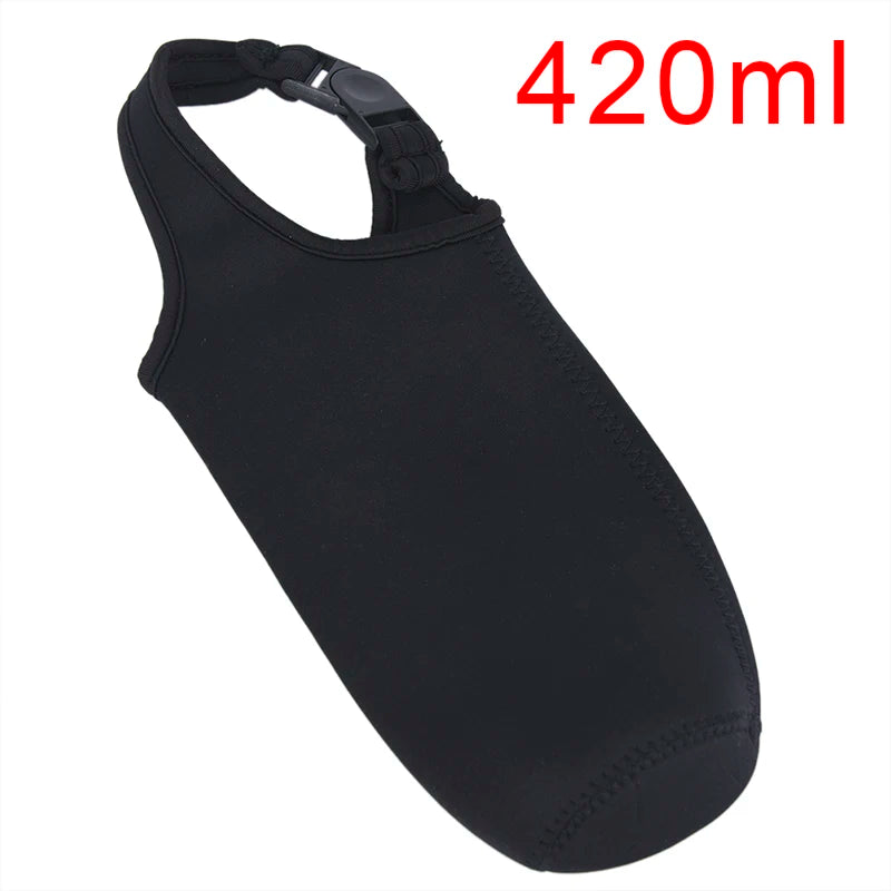 Water Bottle Sleeve Cover Neoprene Insulated Bag Case Pouch Carrier Protector close-up view