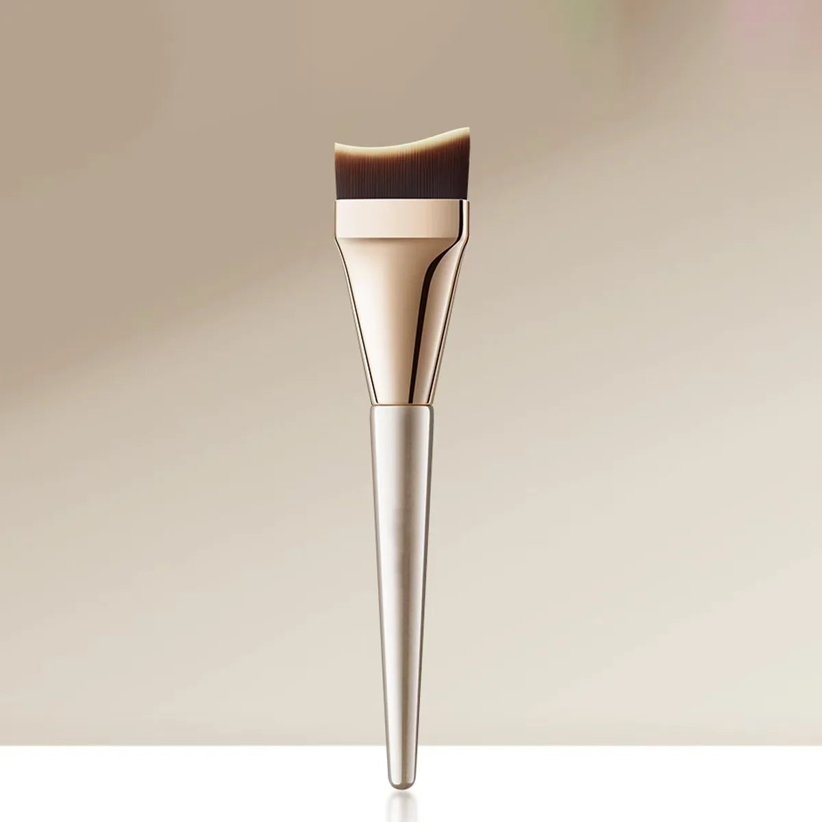 Upgraded Crescent Design Foundation Makeup Brush Ultra-thin Smooth Application Liquid Ma detail view