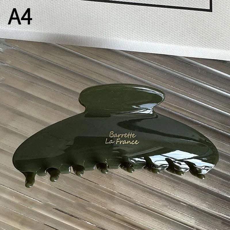 1Pc Large Crab Hair Clips Shark Clip Retro Korean Acetate Hair Claw Simple Hairpin Fashion Hair Accessories For Woman Girls.