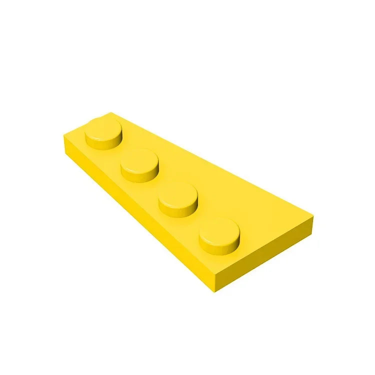 Gobricks GDS-549 Wedge Plate 4 x 2 Right | Building Block for Compatible DIY Sets alternate view