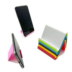 Universal Mobile Phone Holder Table Desktop Stand Plastic Desk Mount Candy Color Mini close-up view