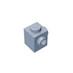 Gobricks GDS-1046 Modified Brick 1 x 1 with Studs on 2 Sides | Building Block for DIY close-up view