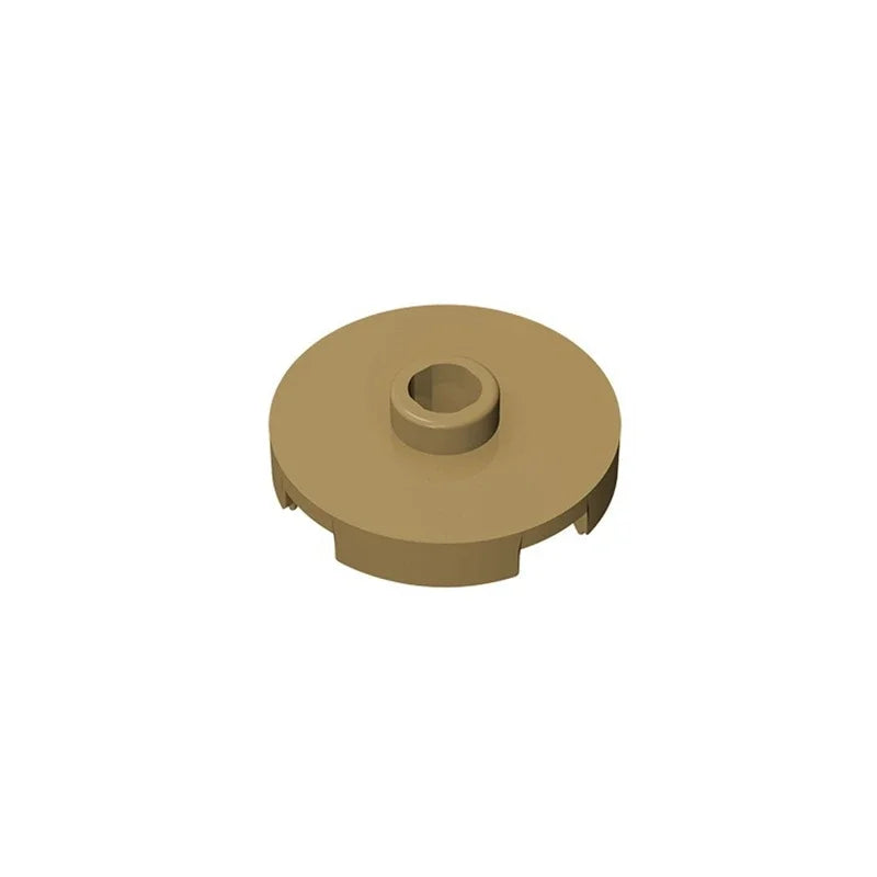 Gobricks GDS-1041 Tile Round 2x2 with Open Stud | Compatible Building Block for DIY Educ detail view