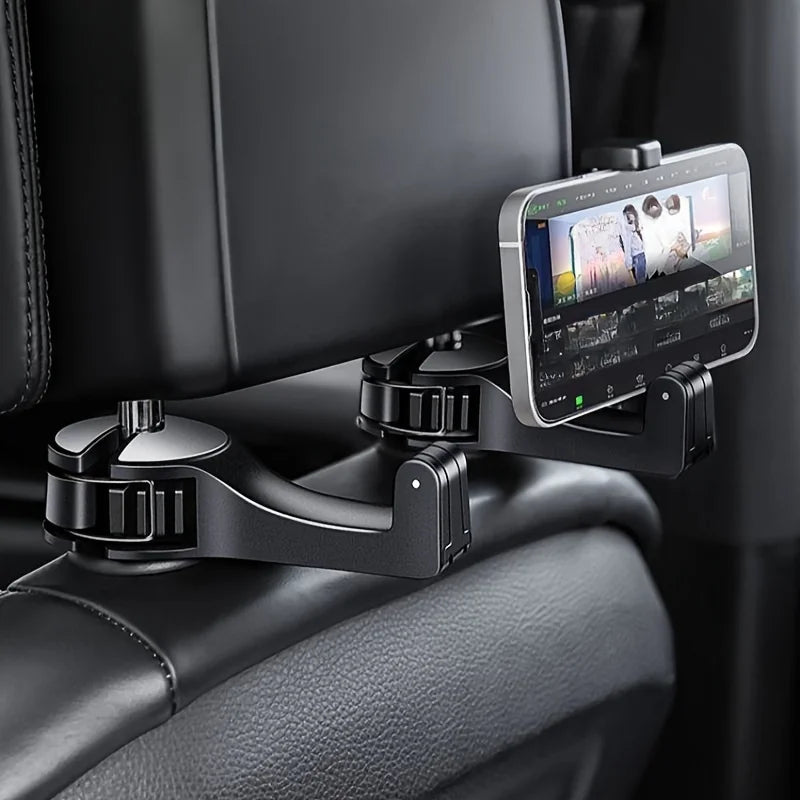Multifunction Rear Headrest Hook Car Phone Holder Adjustable Automobile Headrest Phon alternate view