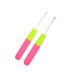 1 Pc 0.5cm/0.38cm Dreadlock Knitting Hook Crochet Hook Plastic Crochet Hook Needle Hair Weaving Crochet Needle Hook