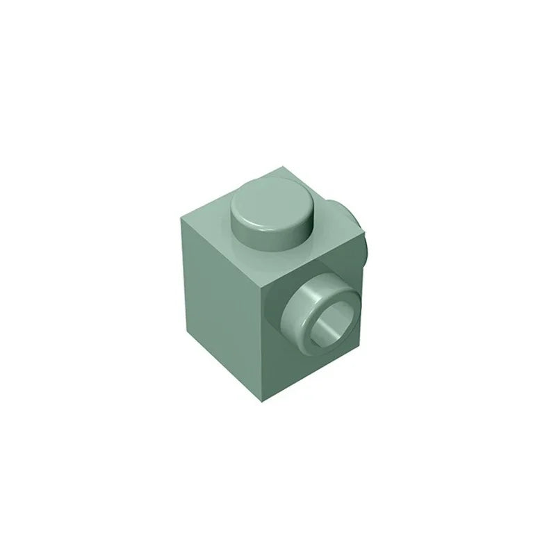 Gobricks GDS-1046 Modified Brick 1 x 1 with Studs on 2 Sides | Building Block for DIY lifestyle view