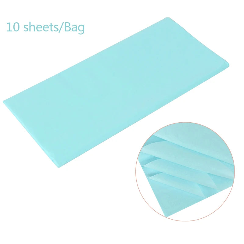 10pcs Unbleached Flower Wrapping Tissue Paper | 65x50cm Wedding Party Gift Wrap close-up view