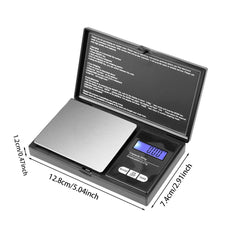 Mini Jewelry Scale 0.01g | Digital Pocket Scale for Gold, Coins, and Kitchen Use close-up view