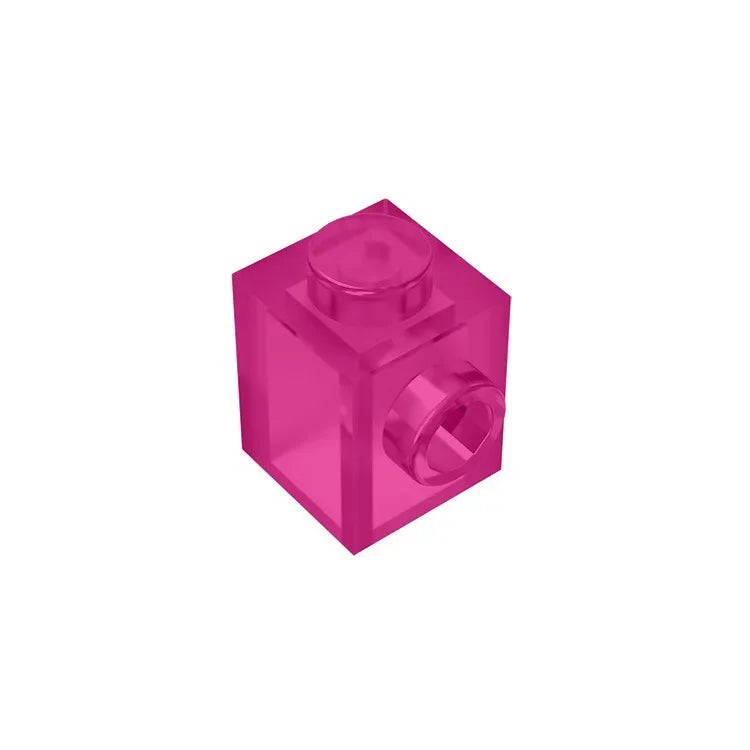 Gobricks GDS-635 BRICK 1X1 W. 1 KNOB | Single Side Bump Building Block Compatible wit lifestyle view