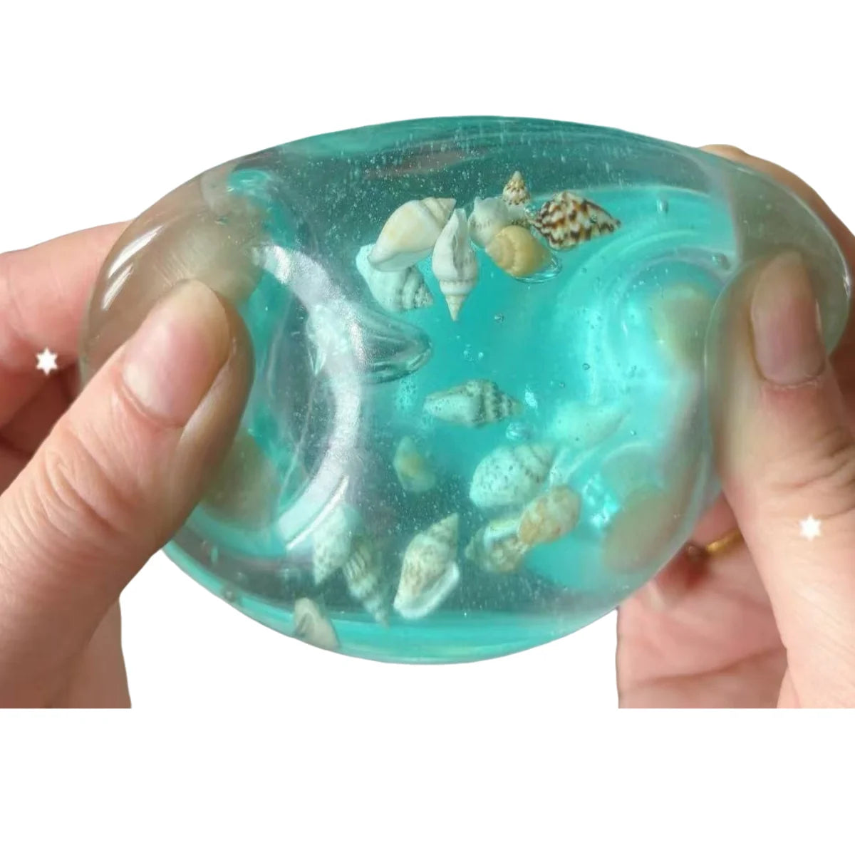 Adult Squishy Ocean Stress Ball | Maltose Water Ball Fidget Sensory Toy additional angle