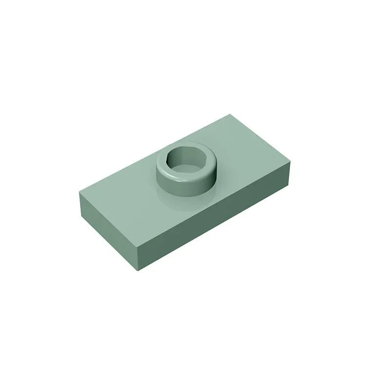 Gobricks PLATE 1X2 W. 1 KNOB | Modified Building Block Compatible with Lego 15573 lifestyle view