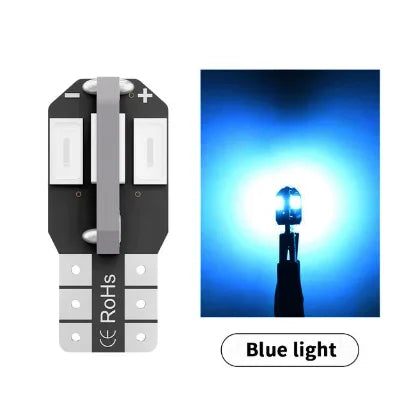 10PCS W5W T10 5730 LED Bulbs Canbus 12V | Car Interior Dome Map Light Parking Signa additional angle