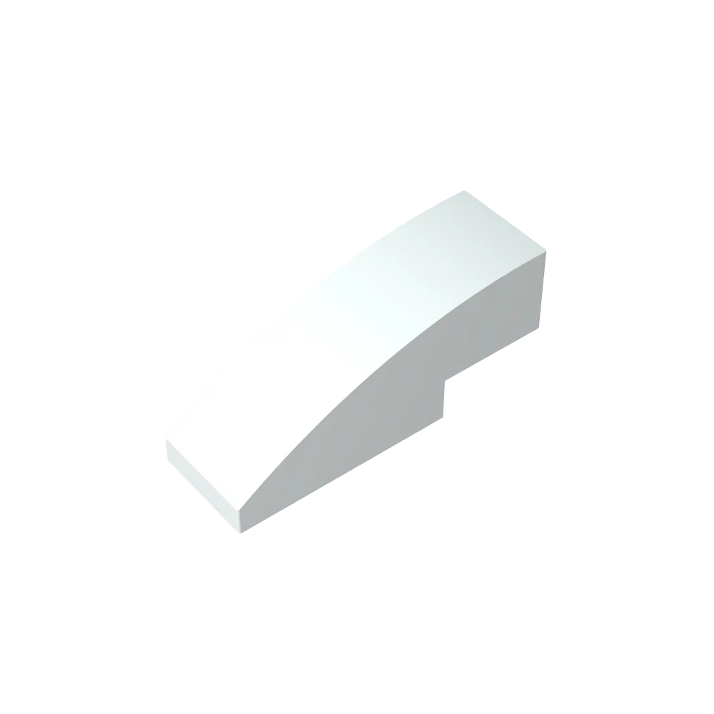 Gobricks GDS-657 Slope, Curved 3 x 1 | Compatible Building Block for Creative Constru alternate view