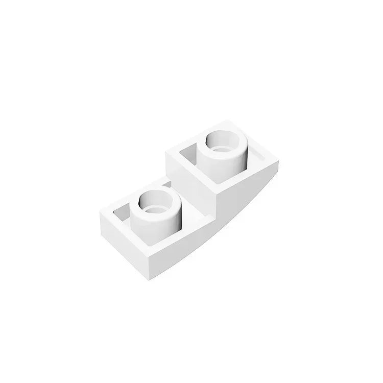Gobricks GDS-795 Slope, Curved 2 x 1 Inverted | Compatible Building Block for DIY Pro alternate view