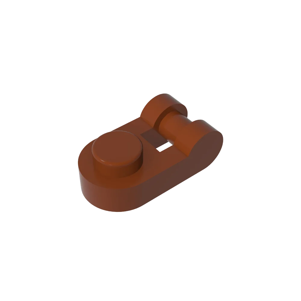 Gobricks GDS-1290 Plate Special 1 x 1 Rounded with Handle | Compatible Building Block close-up view