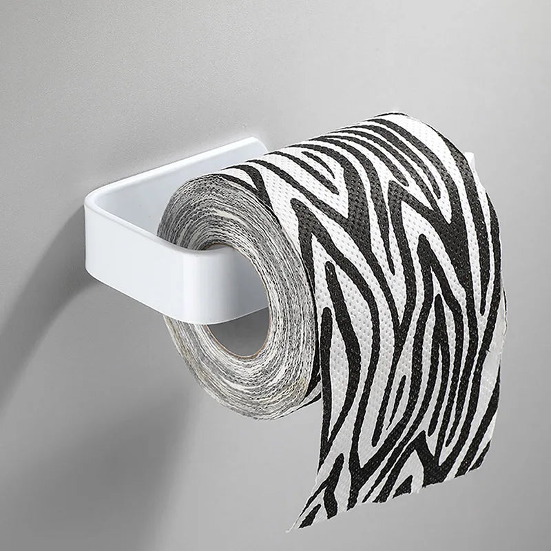 Kitchen Paper Towel Holder Adhesive Tissue Hanger Toilet Roll Paper Dispenser Cabinet alternate view