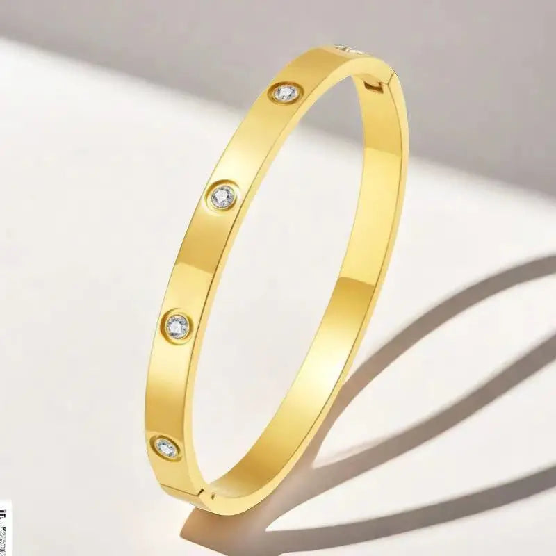 Roman Numerals Bracelet For Women Stainless Steel Jewelry Accessories Luxury Bracel additional angle