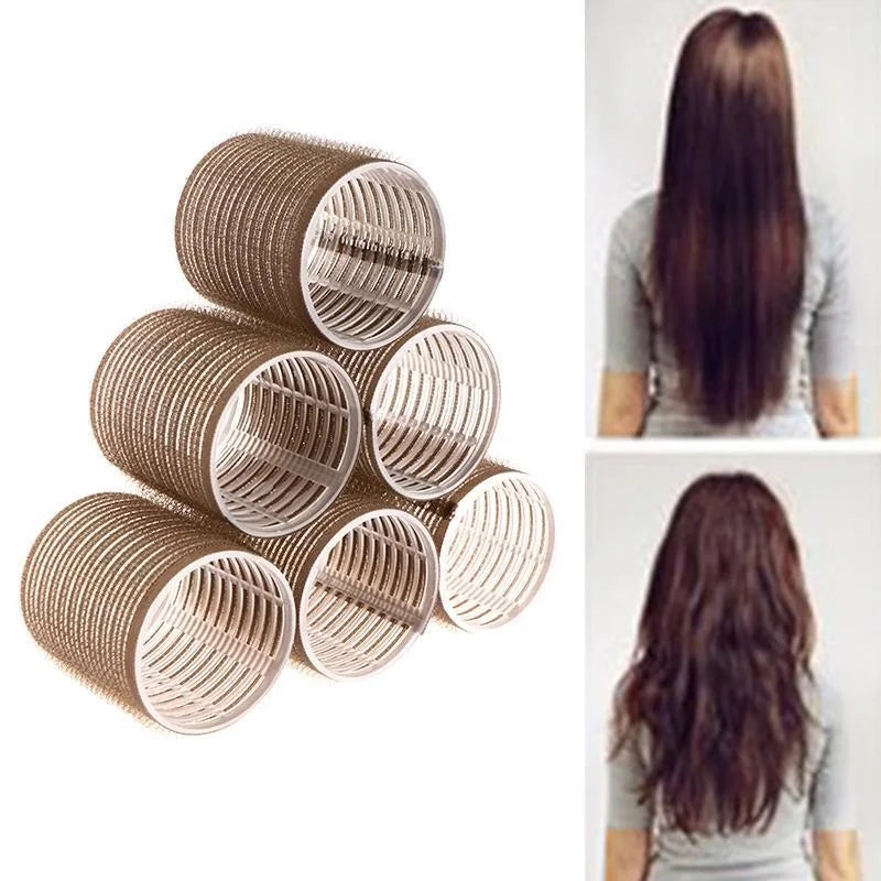 Hair Volume Curlers No Heat Self-Grip Hair Holding Rollers Heatless Curls Modeler Sal alternate view